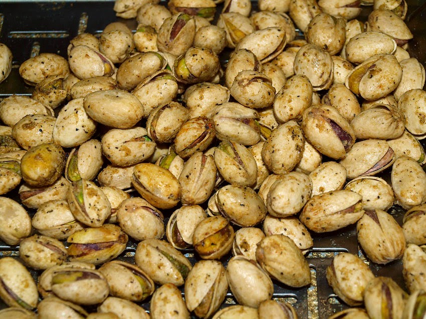 Pellet Smoker Cooking Smoked Pistachios and Cajun Crackers