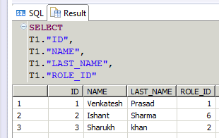 SAP HANA: Achieving Set operations using Joins