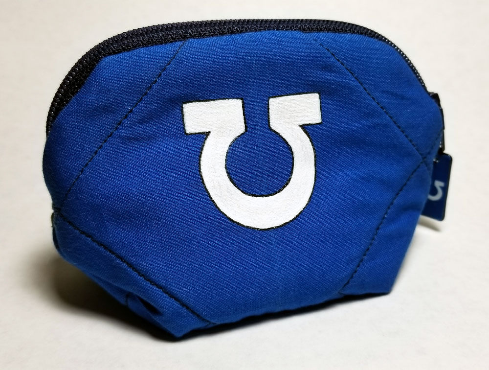 Knitfink crafts everything... Ultramarine / Dark Eldar Dice Bag