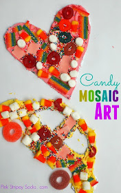 kid Art- Make candy Mosaic craft