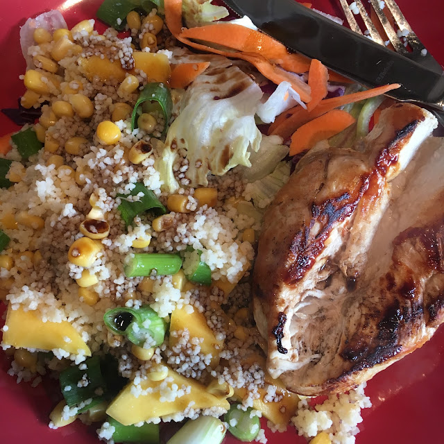 Tori's World Chicken, Mango and Couscous salad Slimming World