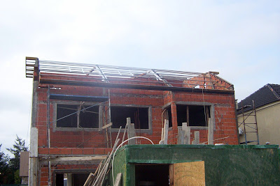 Paneles divisorios para habitaciones: Estructura techo de chapa perfil c