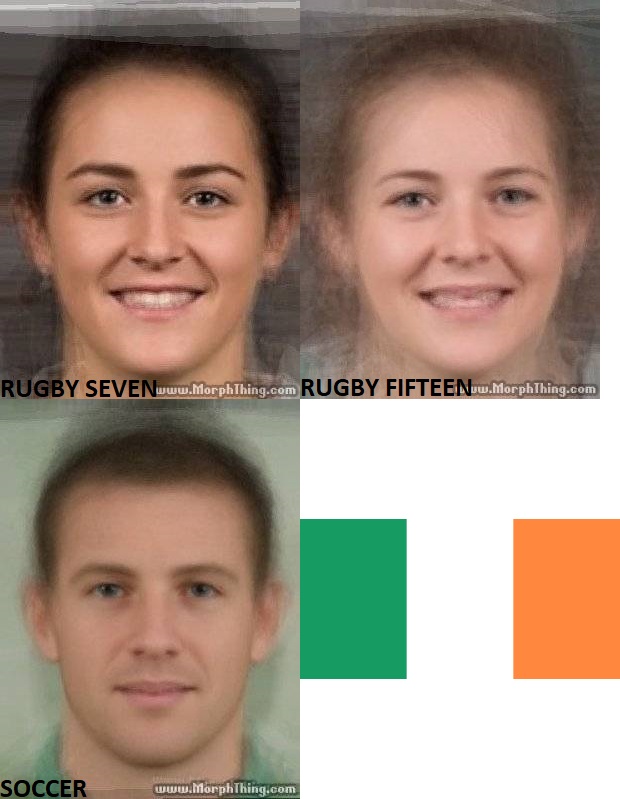 average irish face