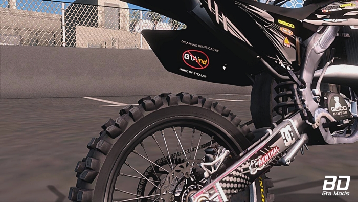 Yamaha YZF-250 Motocross for GTA San Andreas