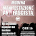 Modena:corteo e presidio antifascista contro l'apertura del circolo La Terra dei Padri