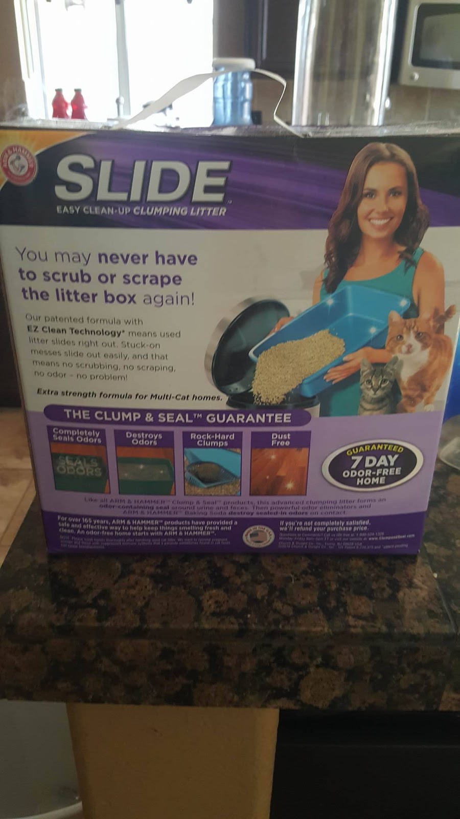 Arm and Hammer Slide clumping litter Review GINGERbread Reviews