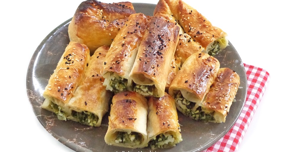 yetur'la lezzet ıspanaklı kol böreği