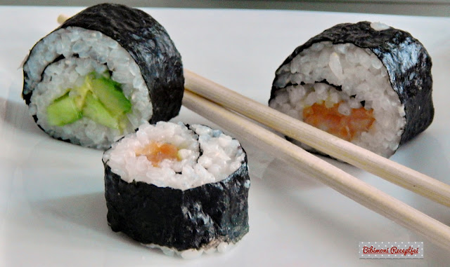 Bibimoni Receptjei: Sushi készítése,lépésről lépésre