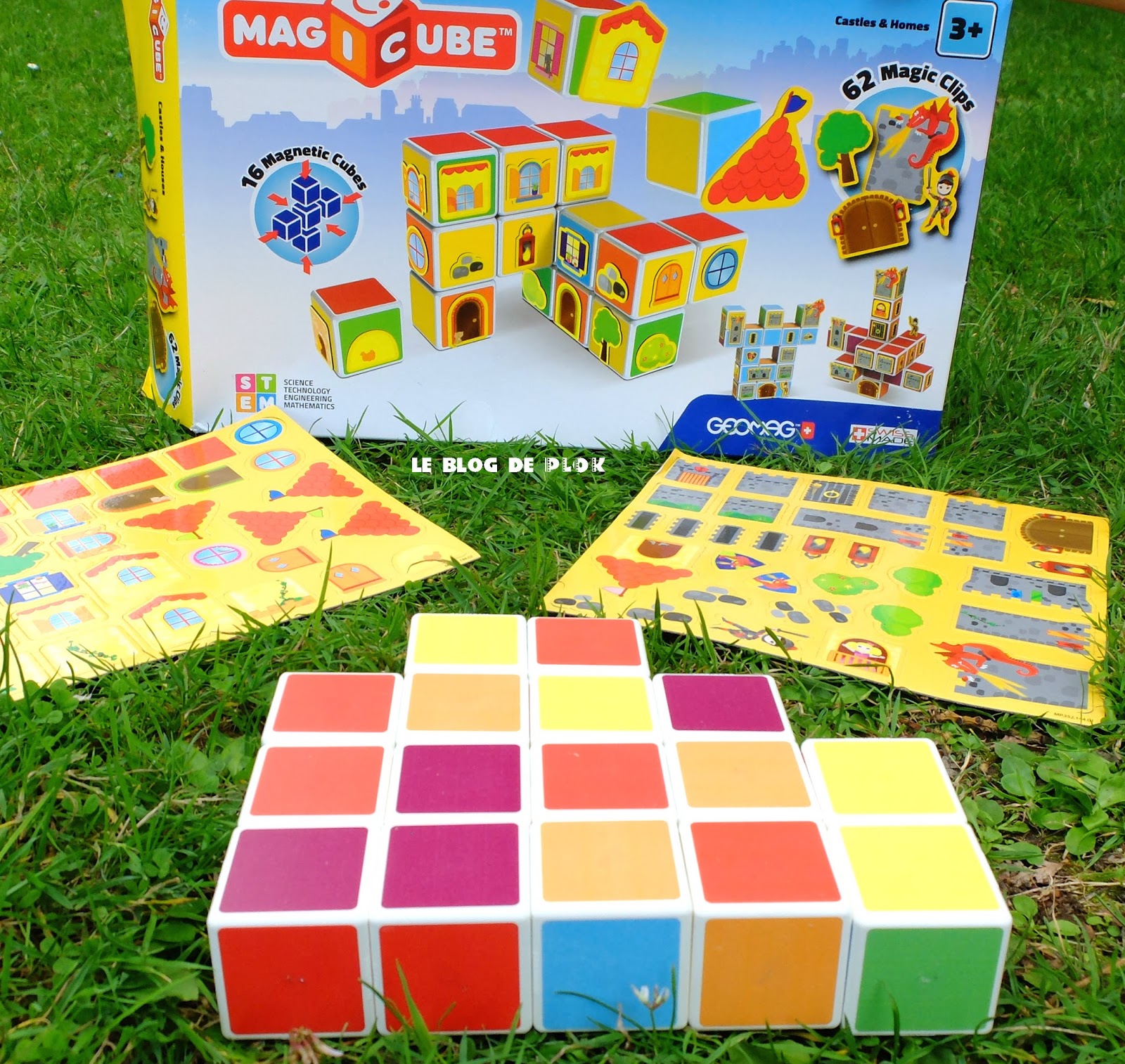 Geomag MagiCube 145 Jungle Animals - Constructions Magnétiques Et J Educatifs 6 Cubes Magnetiques Amz B083yn48p1