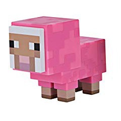 minecraft pink sheep plush