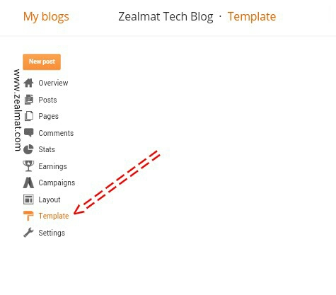 How To Backup/Restore Template In New Blogger Interface