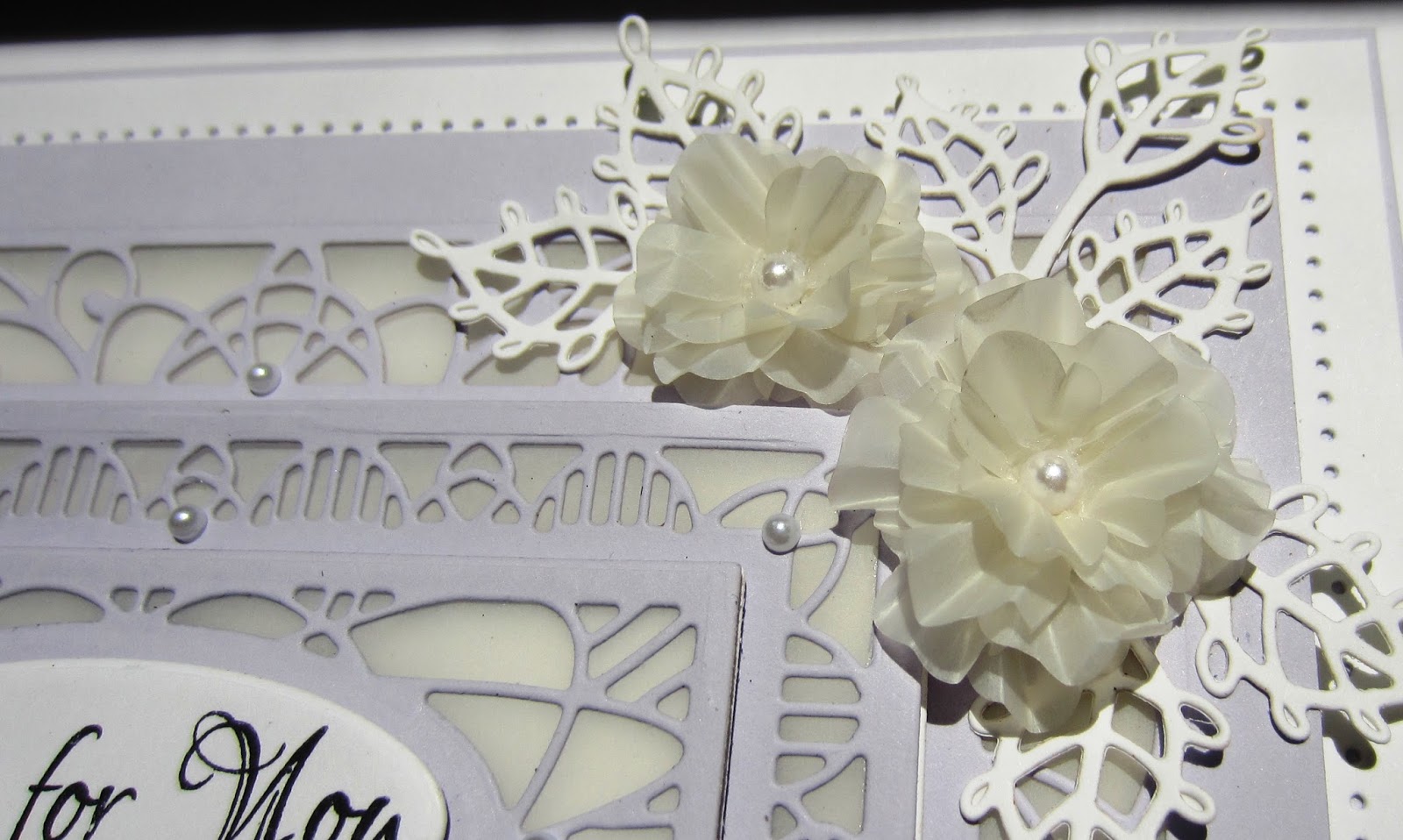 PartiCraft (Participate In Craft) Scrunched Vellum Flower Card