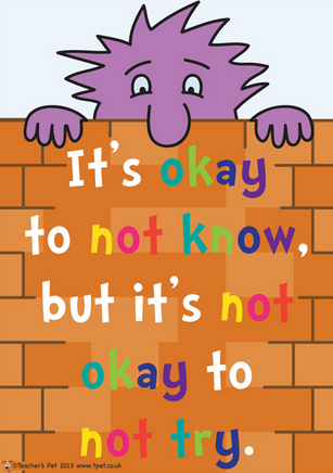 It's okay to not know