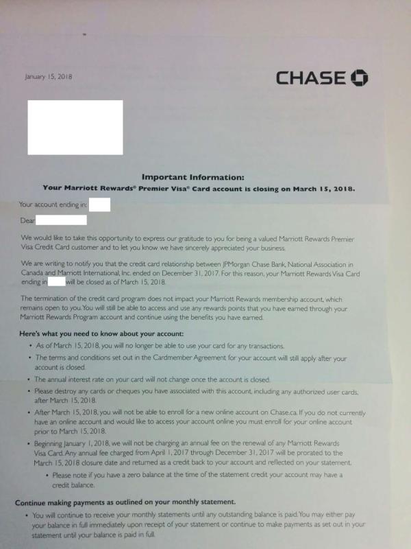 Canadian Rewards Rip Chase Marriott Visa Rip Chase Marriott Visa The Credit Card Relationship Between Canada