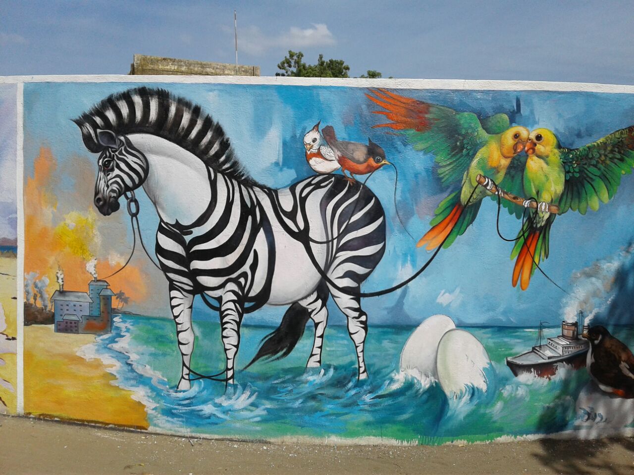 Out Door wall painting in chennai