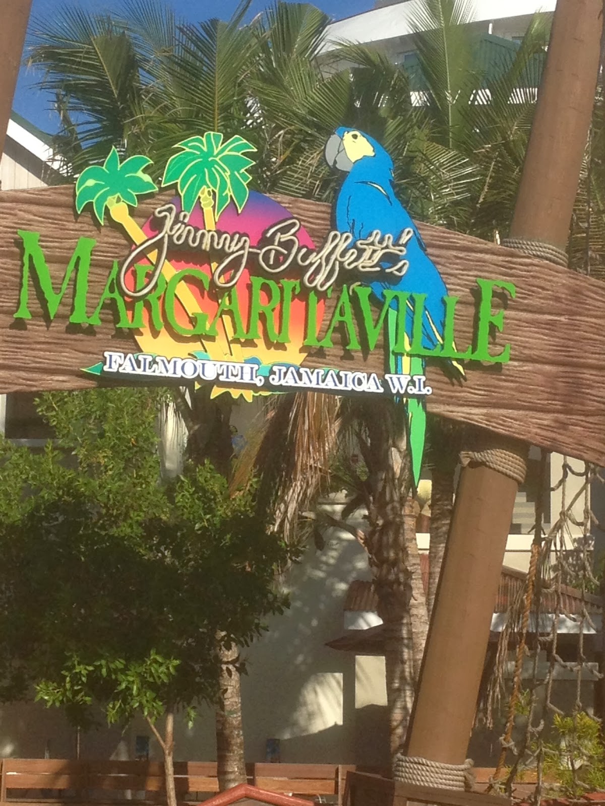 Watching the Sun Bake Margaritaville Falmouth Jamaica My 30th