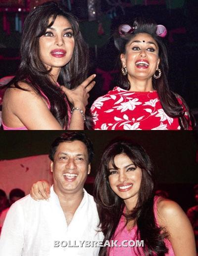 Priyanka Visiting Madhur And Kareena On The Sets Of Heroine - SEXYY KAREEENA PICTURES - Famous Celebrity Picture 