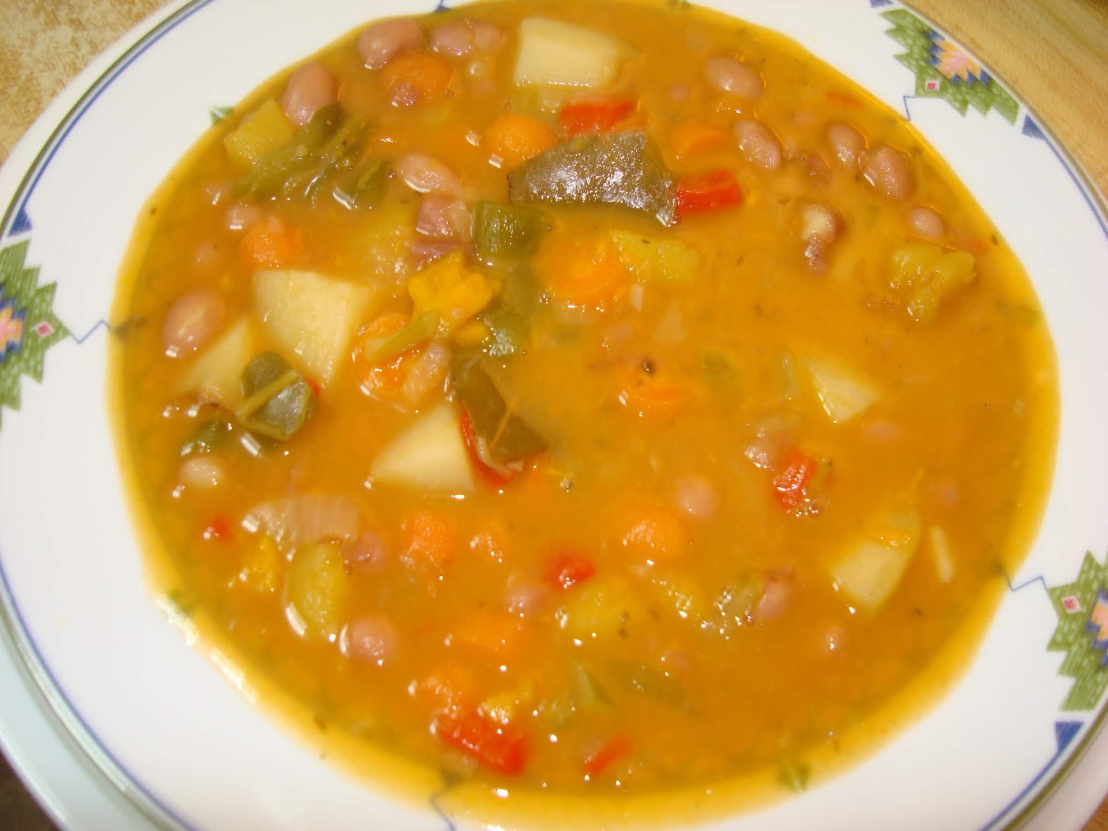 LA COCINA DEL POLLO SOPA DE POROTOS ROSADOS CON ZAPALLO