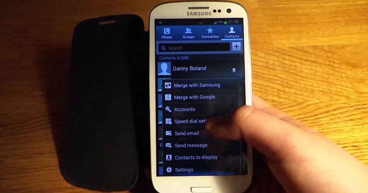 how to merge duplicate contacts on samsung galaxy s3