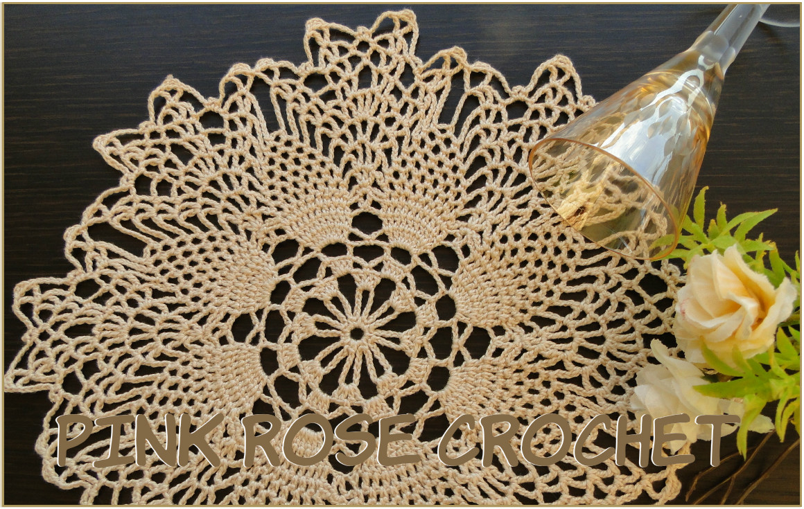 Pink Rose Crochet: Golinha de Abacaxi Pineapple Neck Warmer Pattern