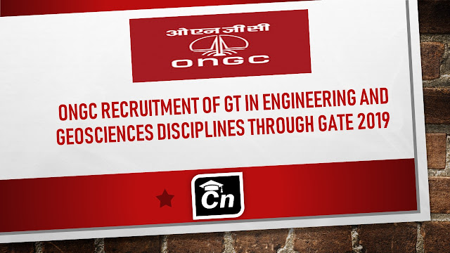 ONGC Recruitment of GT in Engineering and Geosciences Discplines Through GATE ONGC Recruitment of GT Through GATE 2019, Careerneeti Logo