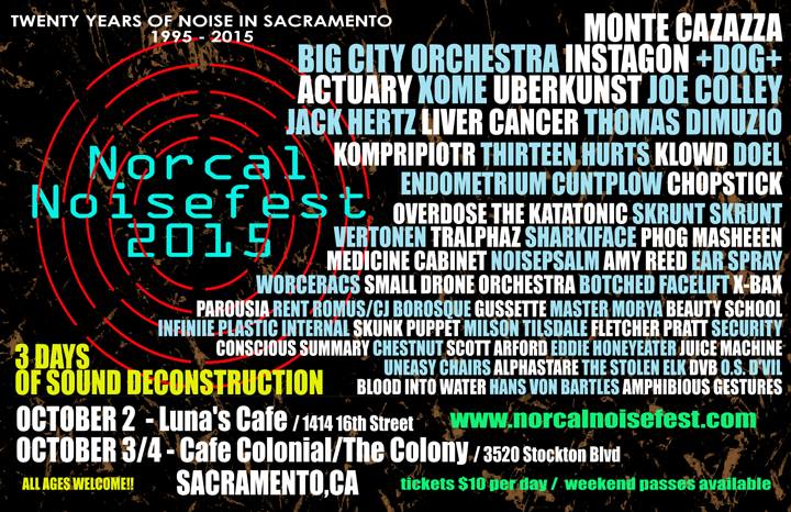 720px x 466px - Placenta Recordings: Norcal Noisefest 20th anniversary next ...