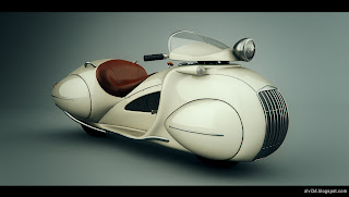 3d render streamline motorbike zaragoza