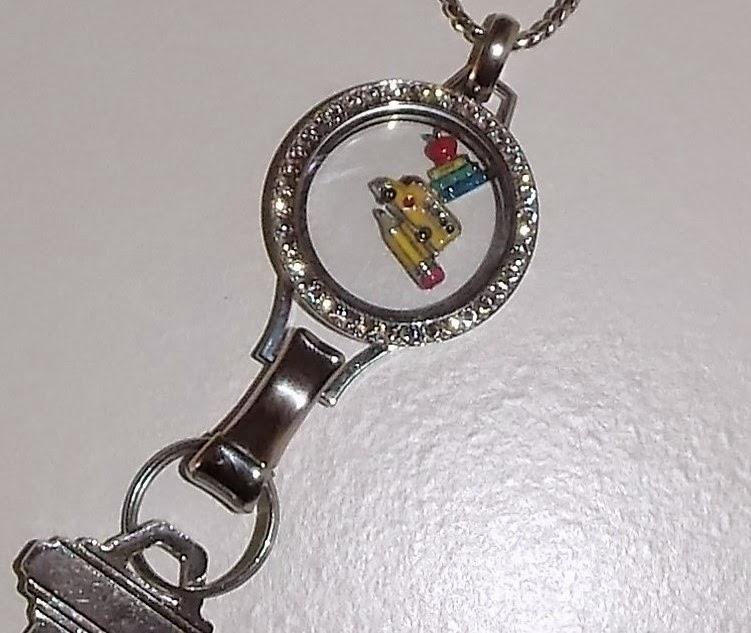 The Teacher's Backpack Origami Owl Lanyard