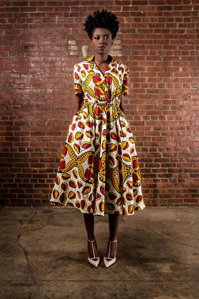 African print style dress see more on ciaafrique.com