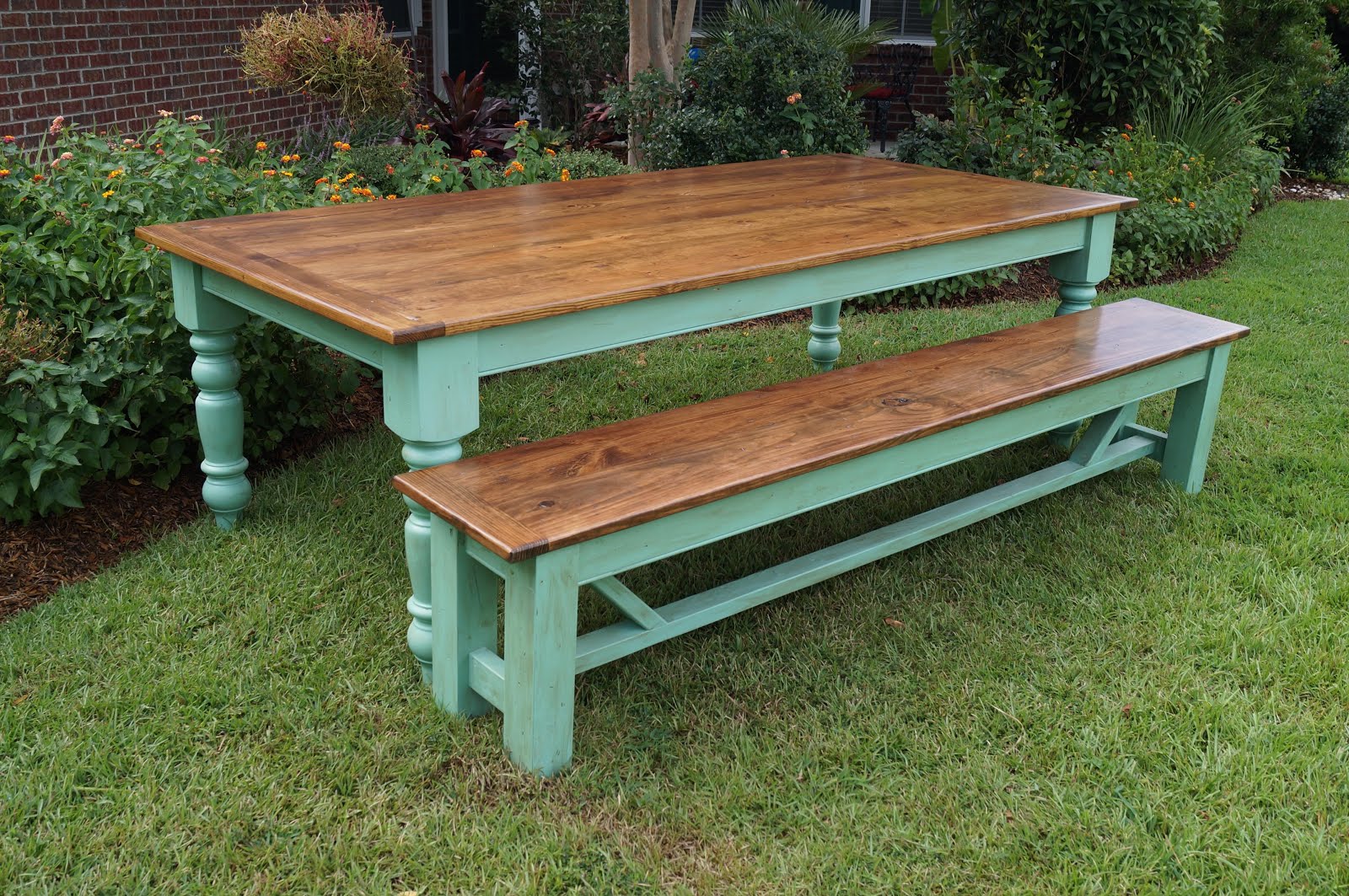 Low Country Farm Table 8ft x 4ft w/ 5" legs