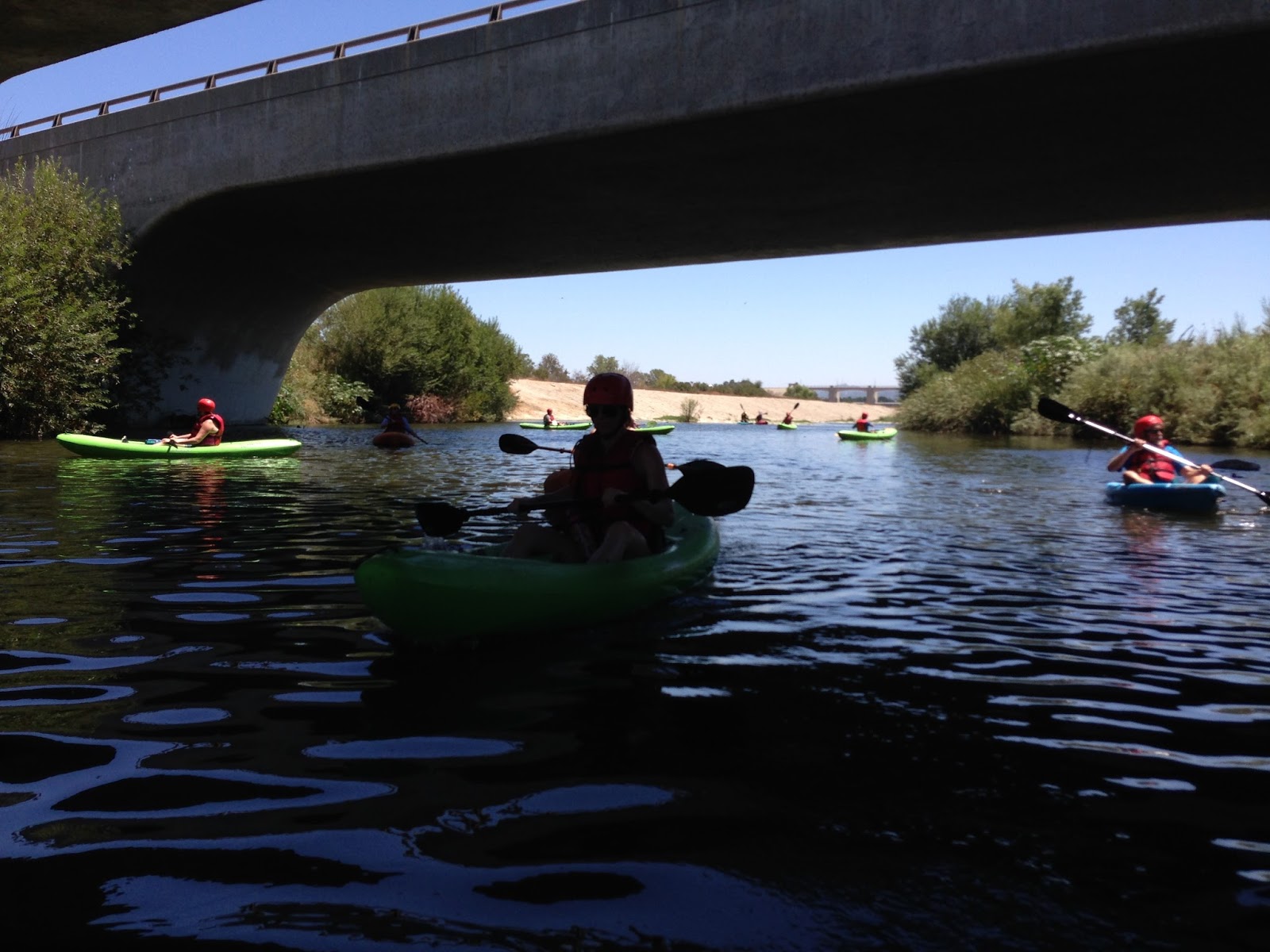 Kayaking the Los Angeles River (Sepulveda Basin Recreation Zone), CA