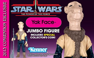 San Diego Comic-Con 2013 Exclusive Yak Face Power of the Force 12 Inch Jumbo Vintage Kenner Star Wars Action Figure by Gentle Giant