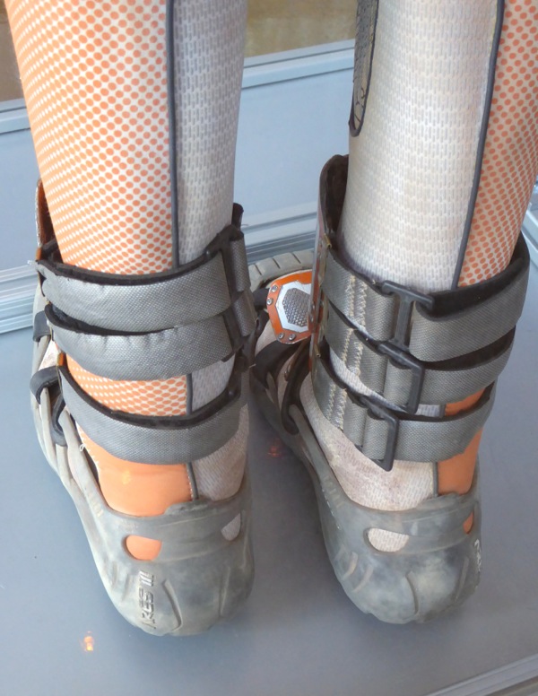 Spacesuit boots costume detail The Martian