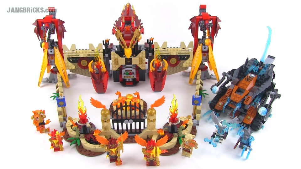JANGBRiCKS LEGO reviews & MOCs: Chima 70146 Flying Phoenix Fire Temple full review! Summer 2014