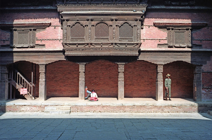 Népal, Katmandou, Hanuman Dhoka, Durbar square, © L. Gigout, 1990