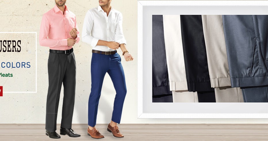 raymond casual trousers