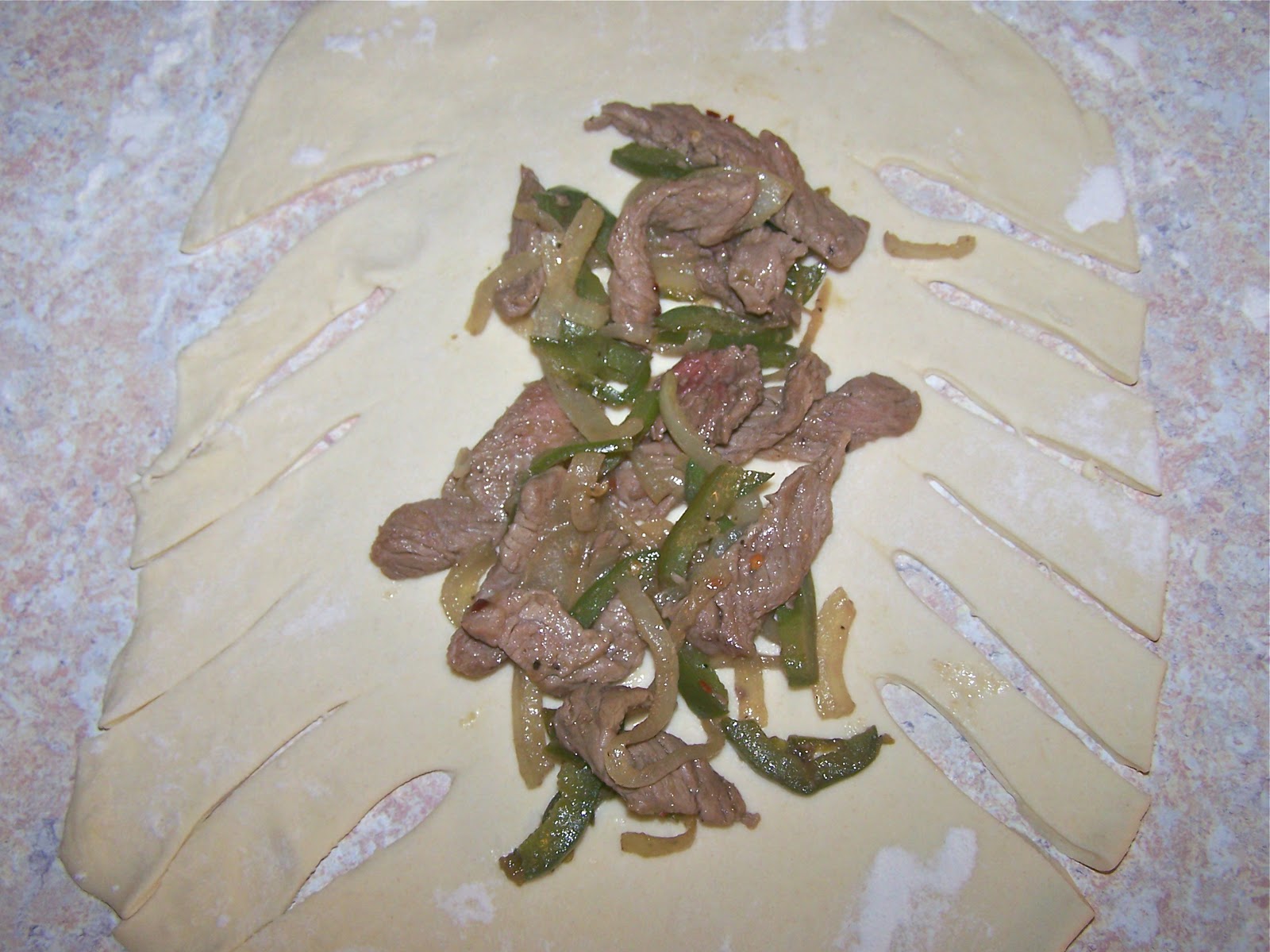 Little Mommy, Big Appetite Philly Cheesesteak "Calzone"