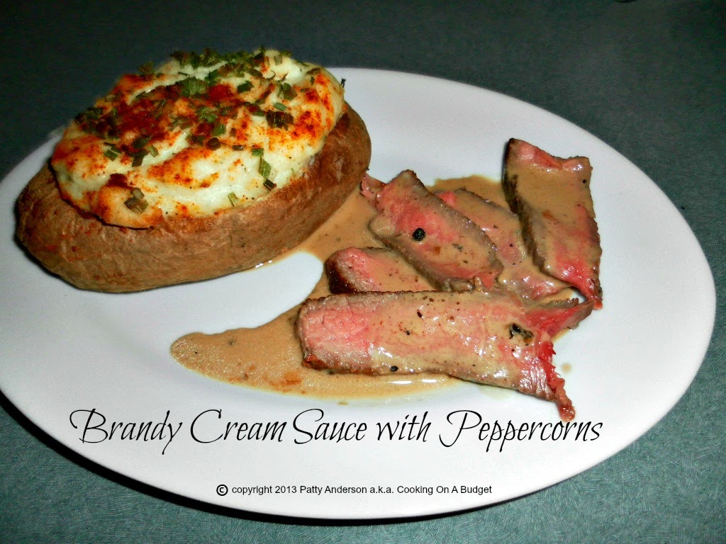 Brandy Cream Sauce with Peppercorns