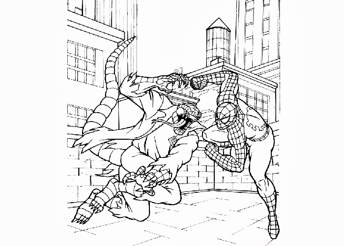 10 Awesome Sandman Coloring Pages for Spiderman Fans