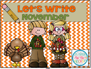 1st Grade Hip Hip Hooray!: Let's Write...November 1st Grade Hip Hip Hooray!: Let's Write...November