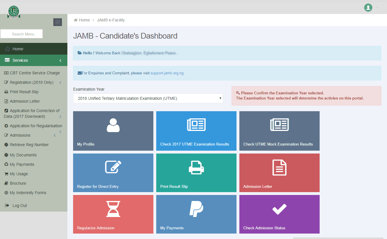 How to Create Jamb Profile for Regularization, Admission Letter, Check