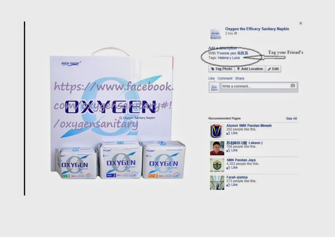 Oxygen Sanitary Pad