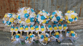 burlap wedding bouquets