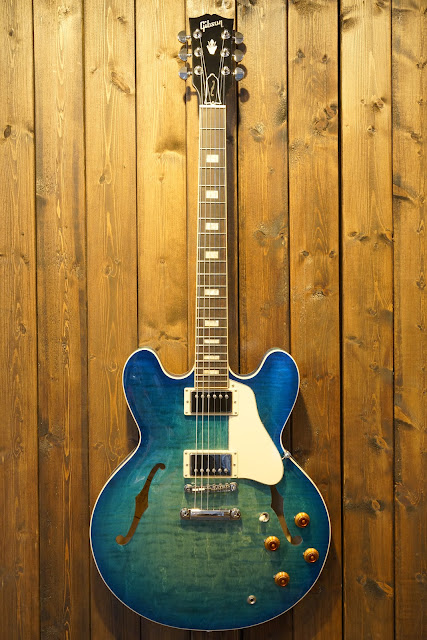 Gibson ES-335 Figured 2018 Aquamarine 