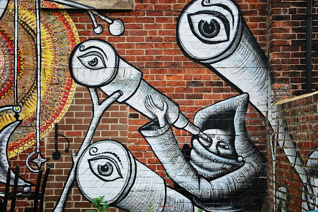 Sheffield street art Phlegm