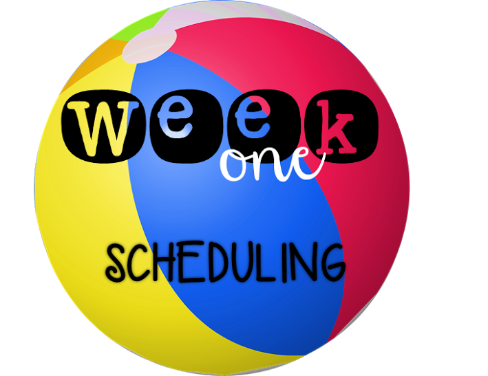 Mrs. H.'s Resource Room Special Ed. Summer Blog Hop Week 1 Scheduling