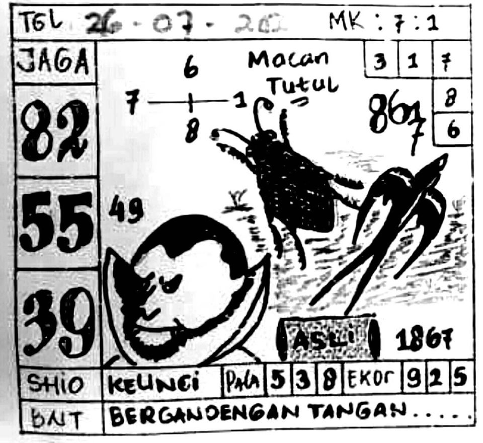 1 New Message) Kode Syair Singapore 26 Juli 2020 - Forum Syair Togel  Hongkong Singapura Sydney