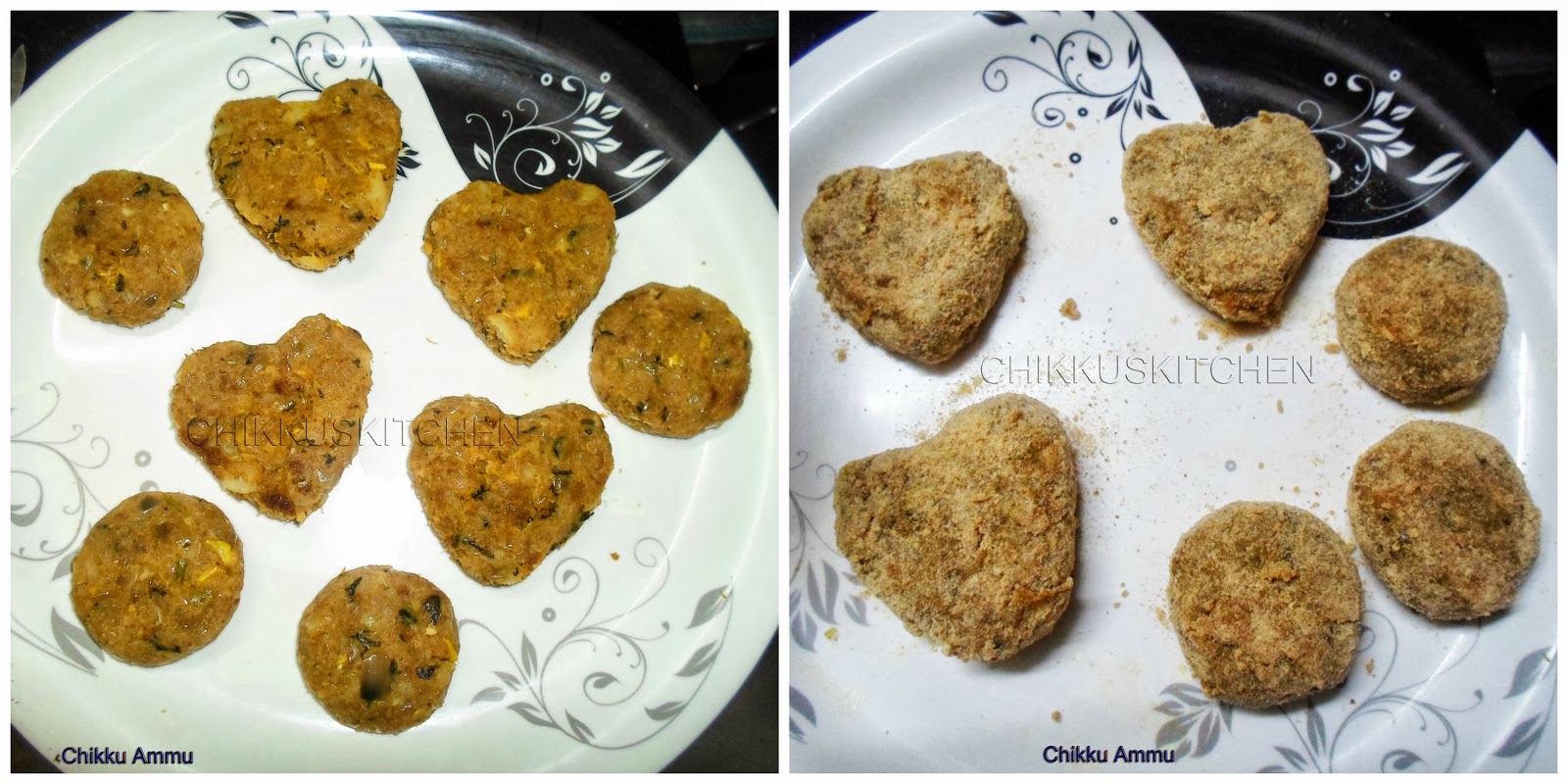 Chikkus Kitchen Mutton Cutlet / Kari Cutlet / Valentine's Special