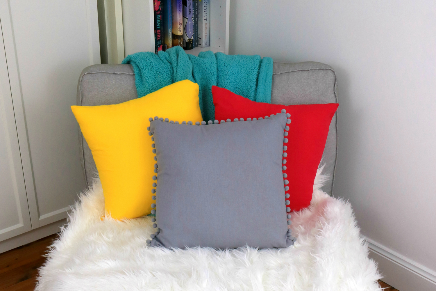 Southern In Law How to Make a DIY Statement Pillow on a Budget (No Sew