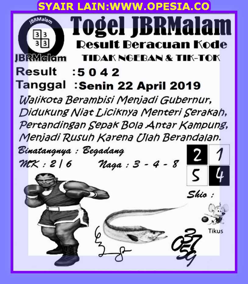 1 New Message Forum Syair Hk Senin 22 April 2019 Forum Syair Togel Hongkong Singapura Sydney